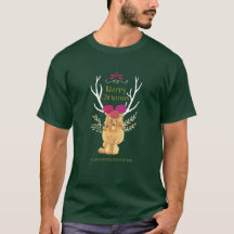 god jul Pudel t-shirt