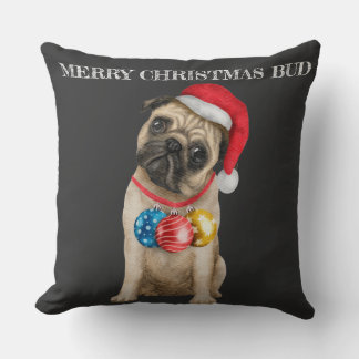 God jul pug kudde