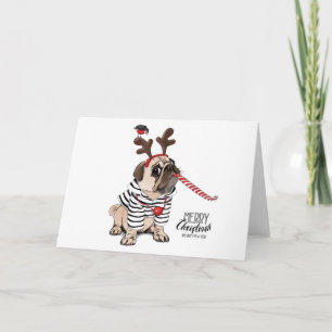 God Jul Pug Ren Kort