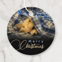 God jul Puppy Photo Play Blanket