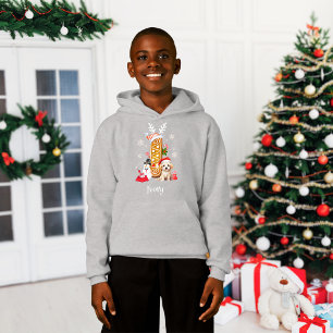 God jul, puy Gingerbröd Namn Brev I Boy T Shirt