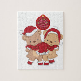 God jul Puzzle Firande Pussel