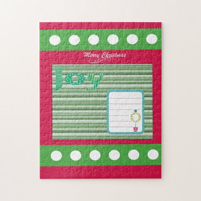God jul Puzzle jul Joy Pussel (Vertikal)