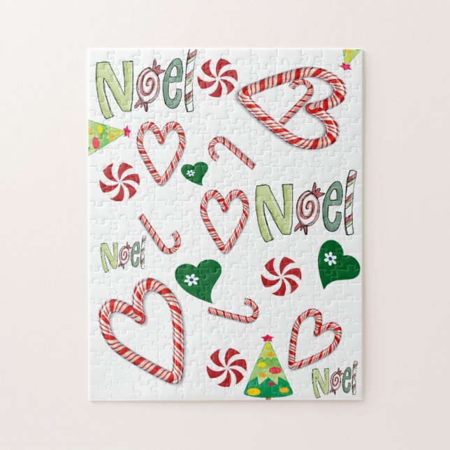God jul Puzzle Noel Elf Pussel (Vertikal)