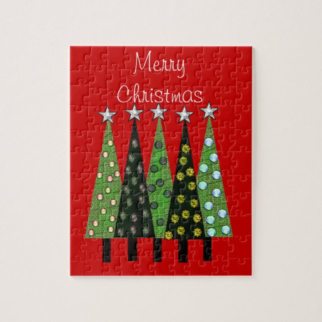 God jul Puzzle Pussel (Vertikal)