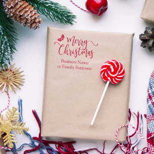 God jul Quote Typography & Holly Grenar Stämpel