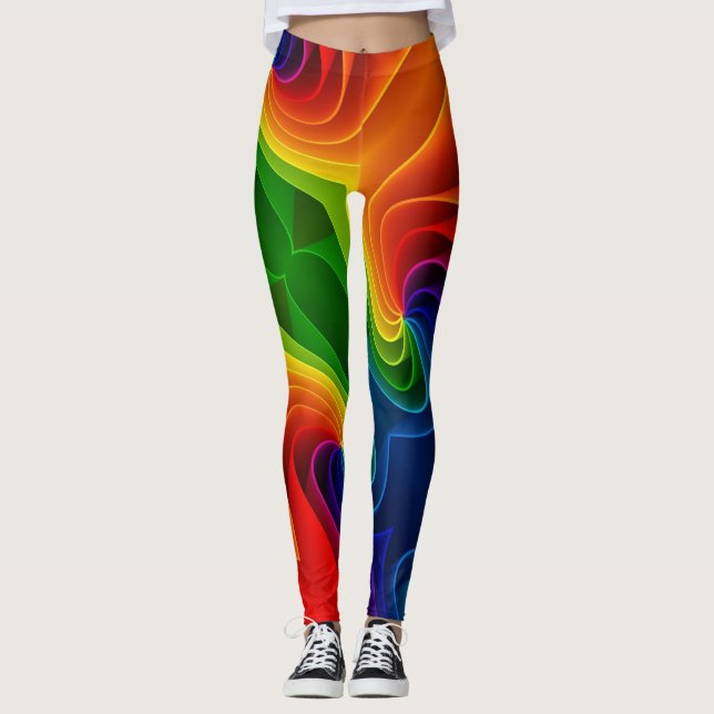 GOD JUL RAINBOW LEGGINGS (Framsida)