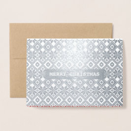 God jul Real Foil Luxury Anpassningsbar PhoCard Folierat Kort