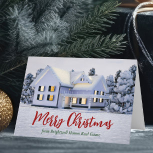 God jul Real Gods Company Winter House Helgkort