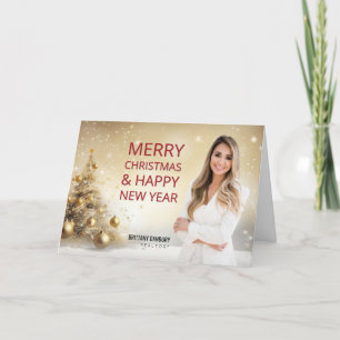God jul Real Gods Realtor Photo Helgkort