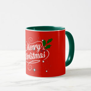 God jul Red and Grönt Mugg