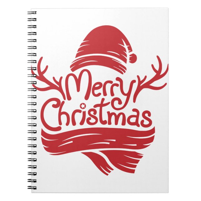 God jul red anteckningsbok (Framsidan)