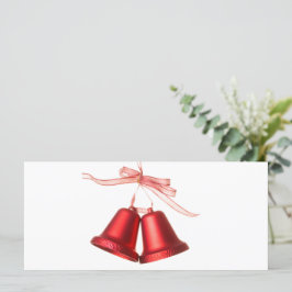 God jul Red Bell-dekoration med text