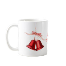 God jul Red Bell-dekoration med text