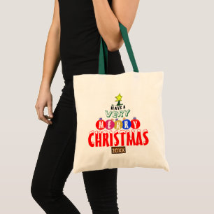 God jul Red Blue Rosa Guld Ornaments Tygkasse