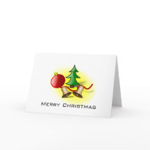 God jul ~ Red Boll, Klockor och Träd