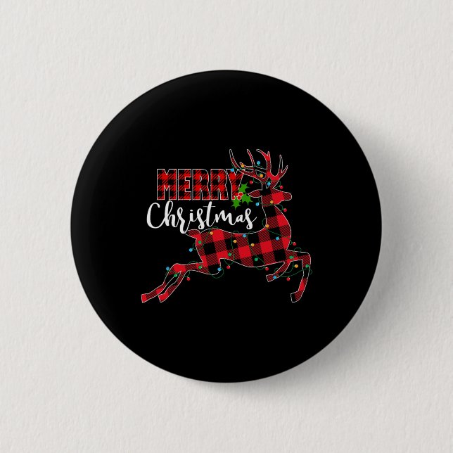 God jul Red Buffalo Play julrener SA Knapp (Framsida)