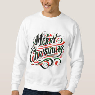 God jul Red Grönt Lång Ärmad Tröja