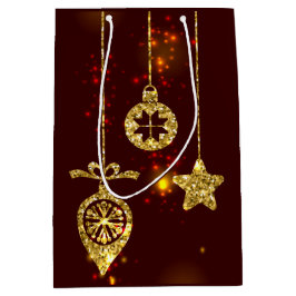 God jul Red Helgdag Glitter mousserande