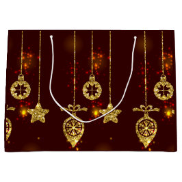 God jul Red Helgdag Glitter mousserande