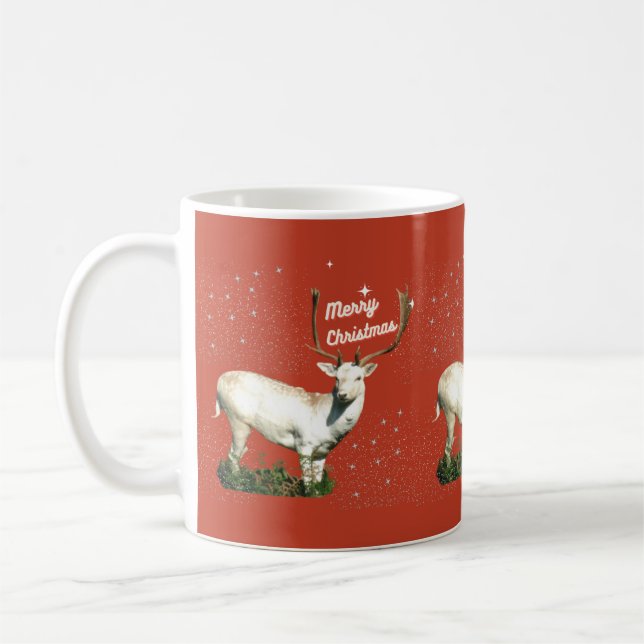 God jul Red Hjort Mugg (Vänster)