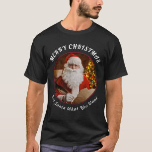 God jul Red Jultomten Julgran T Shirt