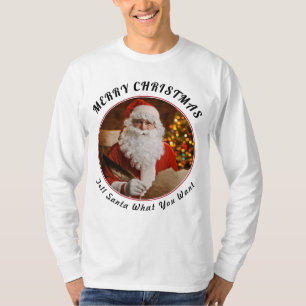 God jul Red Jultomten Julgran T Shirt