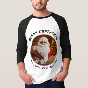 God jul Red Jultomten Julgran T Shirt