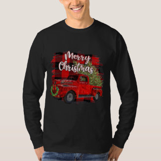 God jul Red Lastbil Buffalo Play-jul T Shirt