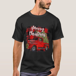 God jul Red Lastbil Buffalo Play-jul T Shirt