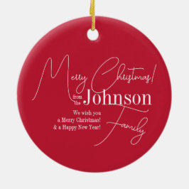 God jul Red Modern Julgransprydnad Keramik