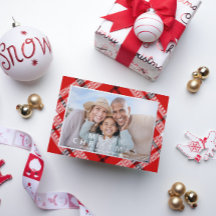 God jul Red Play Photo Foil Helgdag