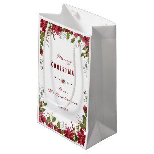God jul Red Poinsettia Ram