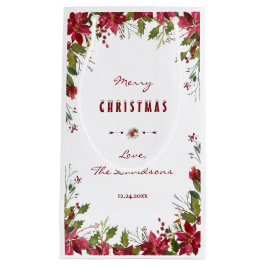 God jul Red Poinsettia Ram