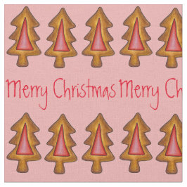 God jul Red Träd Julafton Helgdag Cookie Tyg