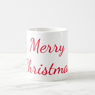 God jul Red Typography Kaffemugg