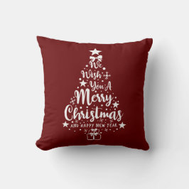 God jul Red White Kudde