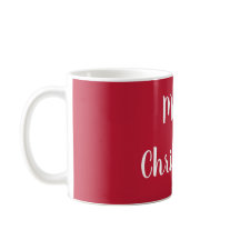 God jul Red & White Typography Festive