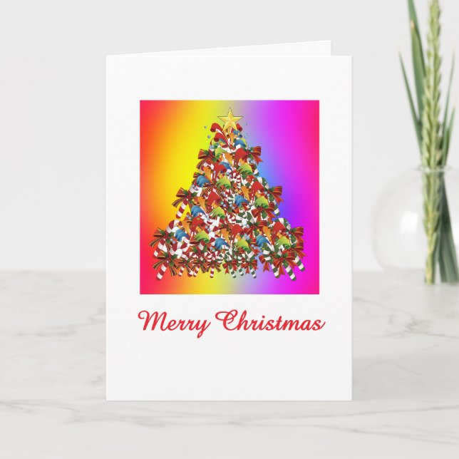 God Jul Regnbågshelg   Kort (Framsida)