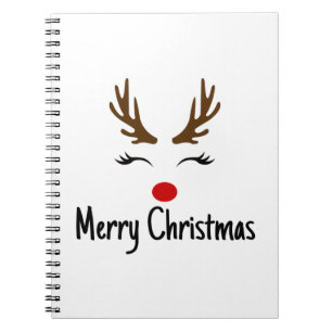 God jul Reindeer Anteckningsbok