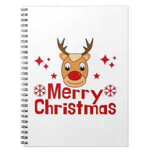 God jul Reindeer Anteckningsbok