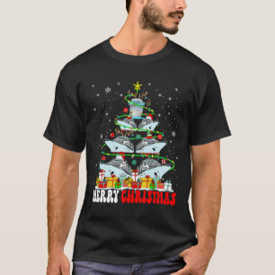 God jul Reindeer Elf Santa Cruise Fraktas Xm T Shirt
