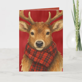 God jul Reindeer Helgkort