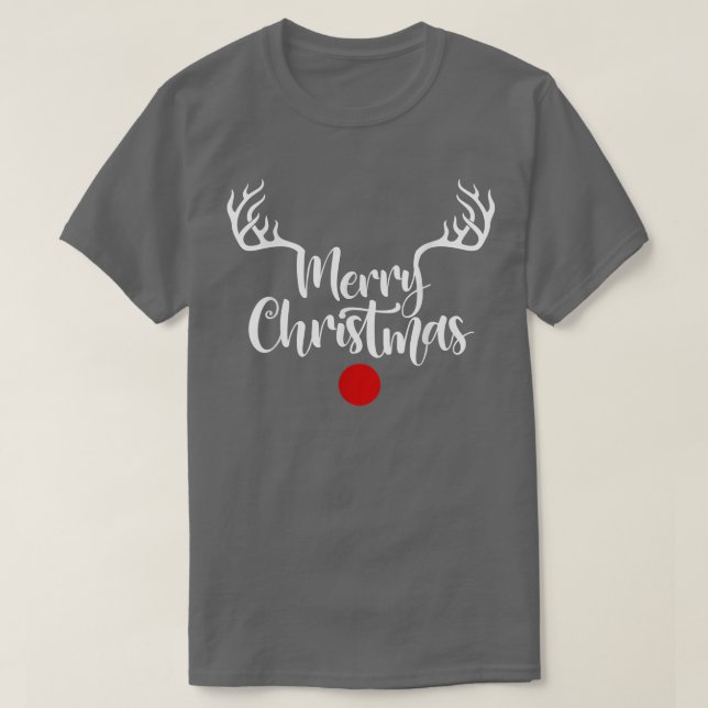 God jul Reindeer Horn, God jul 202 T Shirt (Design framsida)