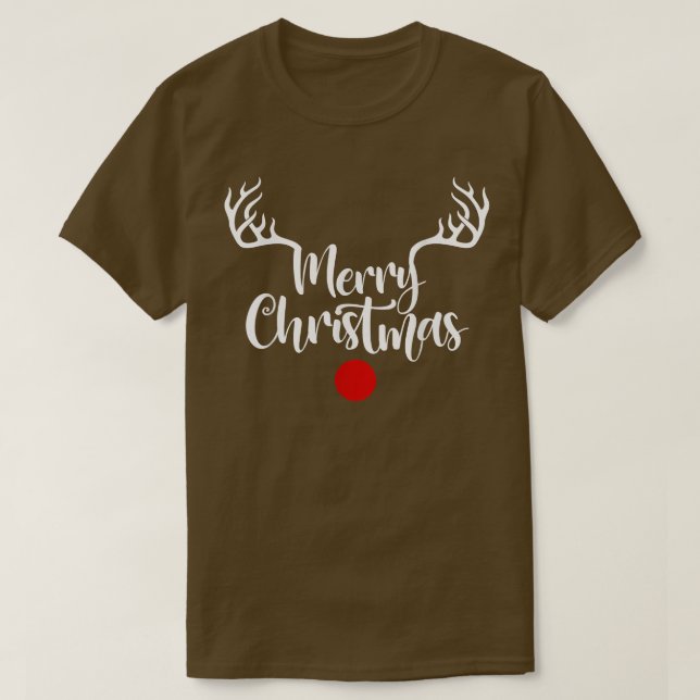 God jul Reindeer Horn, God jul 202 T Shirt (Design framsida)