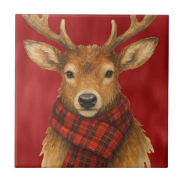 God jul Reindeer Kakelplatta