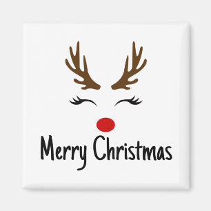 god jul Reindeer Magnet