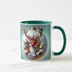 God jul Reindeer Mugg