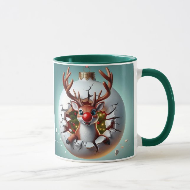 God jul Reindeer Mugg (Höger)