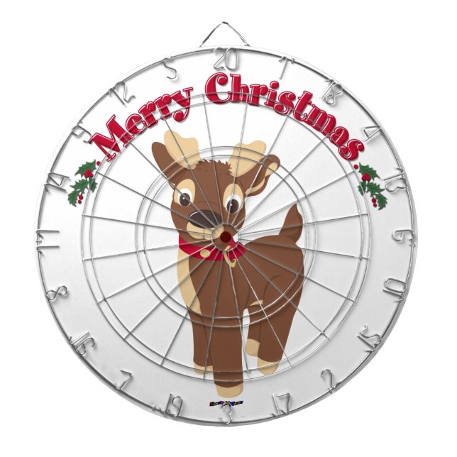 God jul Reindeer Piltavla (Framsidan)